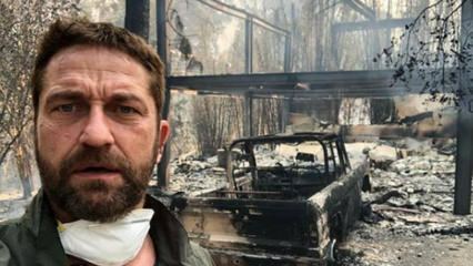 Къщата на световноизвестния актьор Джерард Бътлър се превърна в пепел