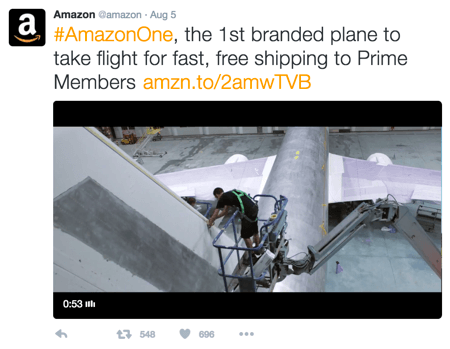 брандирана връзка на Amazon
