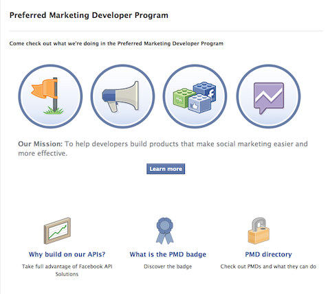 Facebook предпочитана програма за разработчици на маркетинг