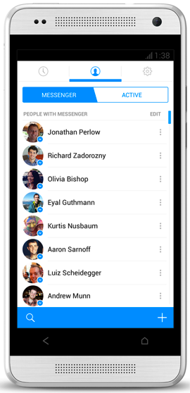 facebook messenger опит за android