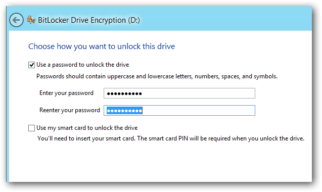 Шифровайте USB флаш устройство в Windows 8