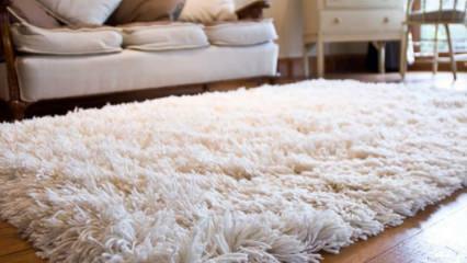 Как да почистите рошав килим?
