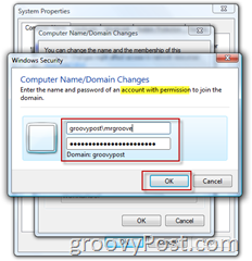 Windows 7 или Vista Присъединете се към AD Domain на Active Directory