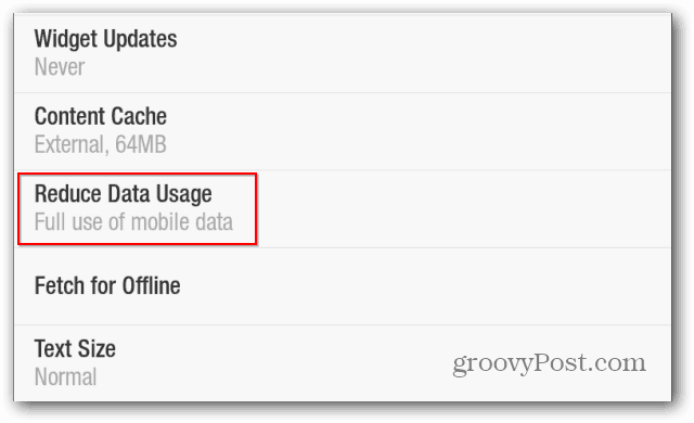 Flipboard намаляване на използването на мобилни данни намалява използването на данни