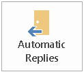 Бутон за автоматични отговори на Outlook Бутон за автоматични отговори на Outlook