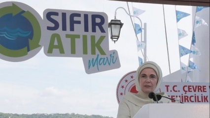 Първо обаждане от първата дама Ердоган за подкрепа на проекта „Zero Waste Blue“