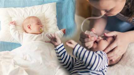 Как да почистите носа на бебетата, без да наранявате? Назална конгестия и метод за почистване при кърмачета