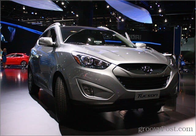 Осъществено от Hydrogen 2015 Hyundai Tucson Fuel Cell дебютира