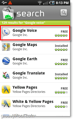 Мобилен Android Market Google Voice