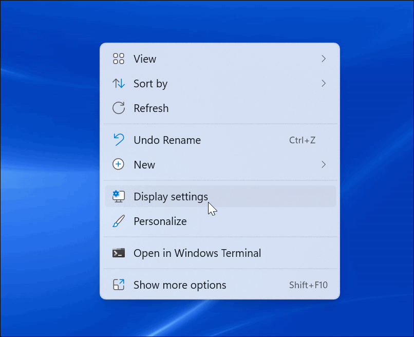 Настройки на дисплея на Windows 11