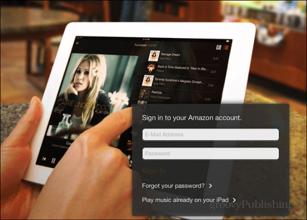 Облачен плейър за iPad Amazon