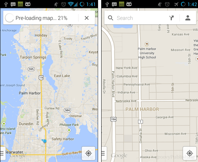 Google Maps офлайн