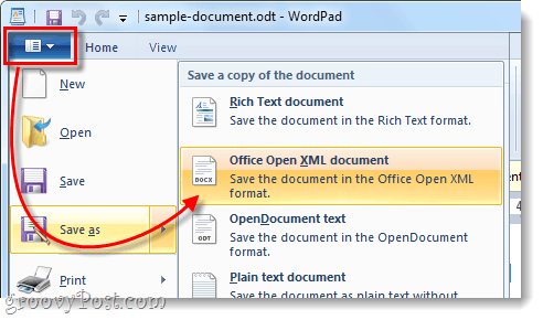 запишете нечетния файл като отворен XML документ
