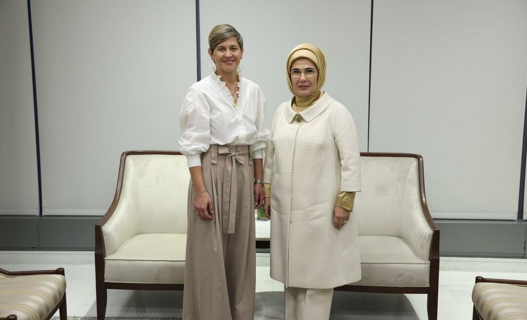 Първата дама Ердоган се срещна със съпругата на президента на Колумбия!
