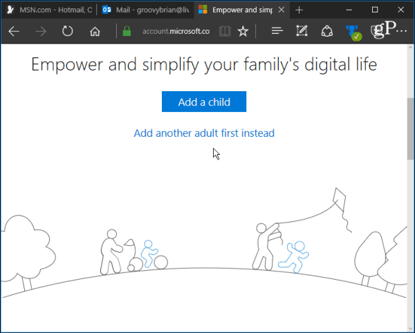 Семейна безопасност на Microsoft