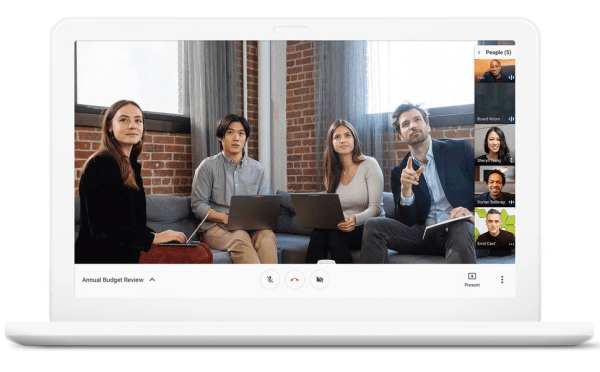 Google развива Hangouts, за да се съсредоточи върху две преживявания, които спомагат за обединяването на екипите и продължават работата напред: Hangouts Meet и Hangouts Chat.