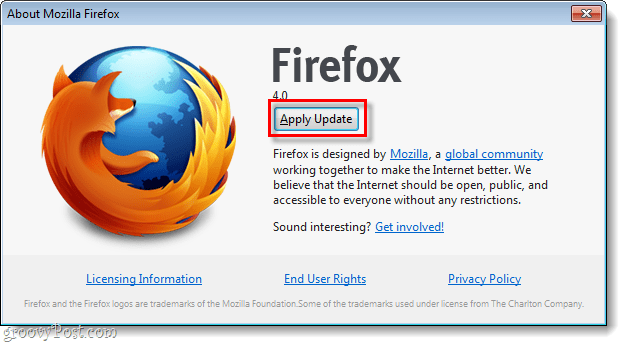 Firefox 4 прилага актуализация