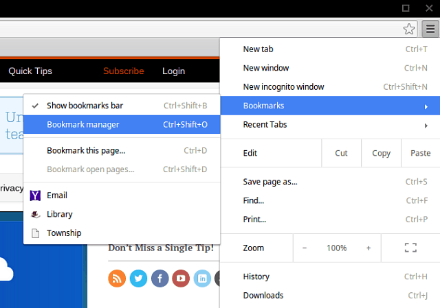 Как да прехвърляте отметки от XP към Chromebook
