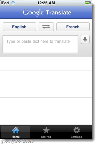 приложението google translate