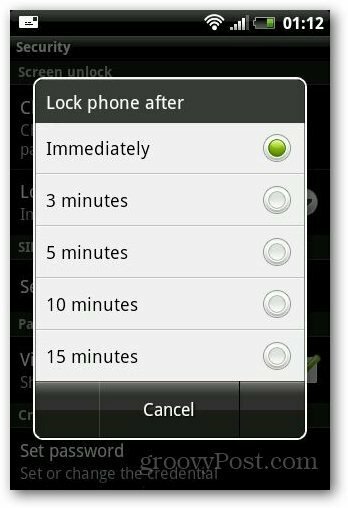 Как да настроите заключване на сигурността на вашия Android телефон