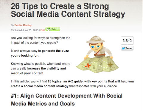 стратегия за съдържание в социалните медии