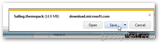 Windows 7 безплатна тема запазване