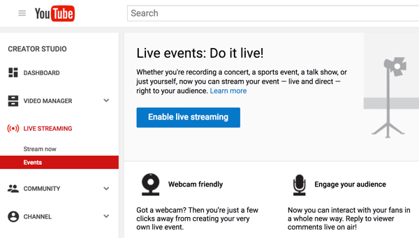 Настройте Hangouts в ефир с YouTube Live, за да направите вашето видео интервю.