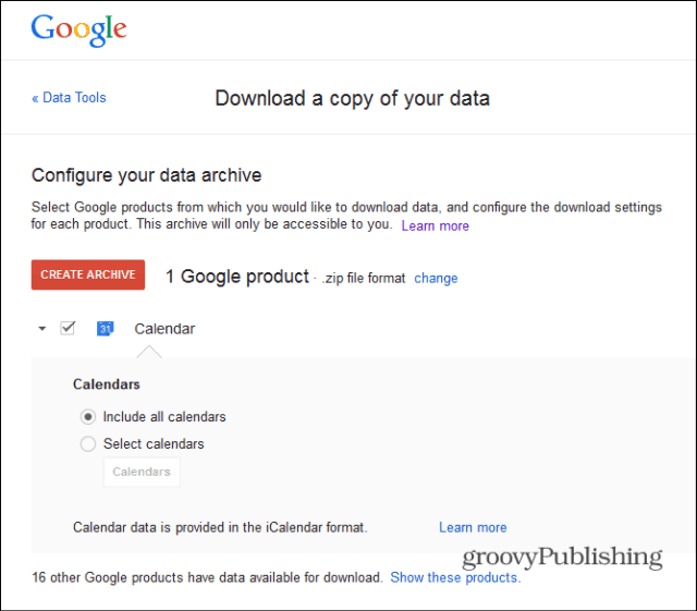 Как да изтеглите данните си в Gmail и Google Календар