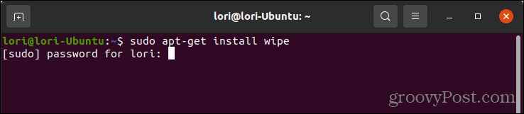 Инсталирайте wipe в Linux