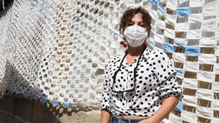 Той покри стена с 2 хиляди 450 маски, за да привлече вниманието към коронавируса!