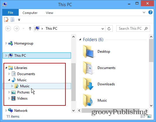 Съвет за Windows 8.1: Върнете обратно библиотеките във File Explorer