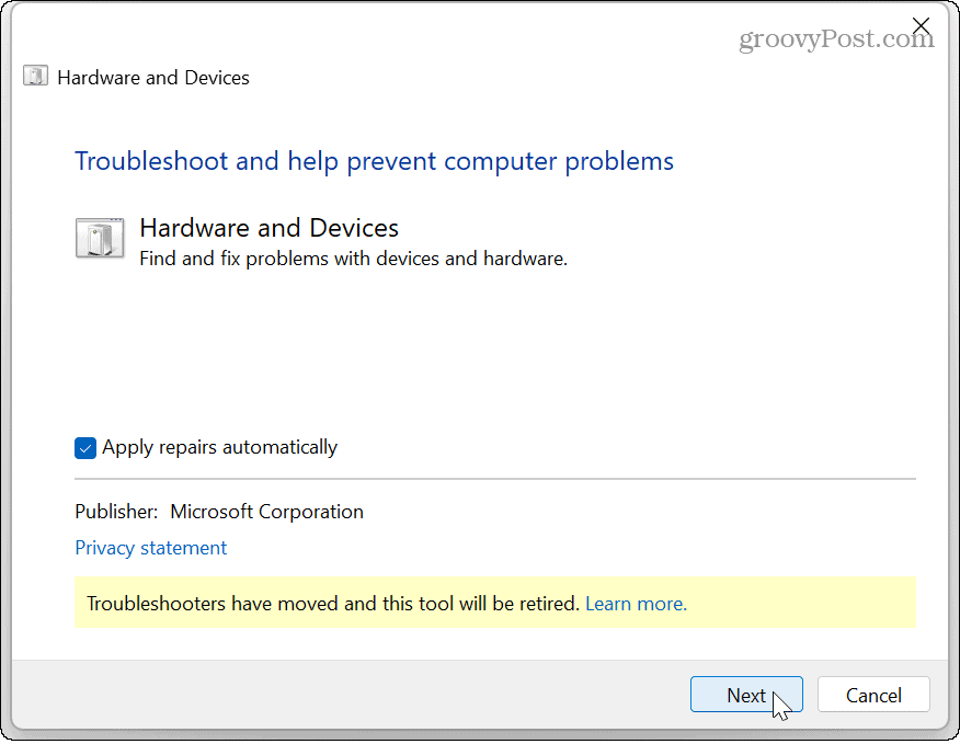 Коригирайте Windows 11 не чете 