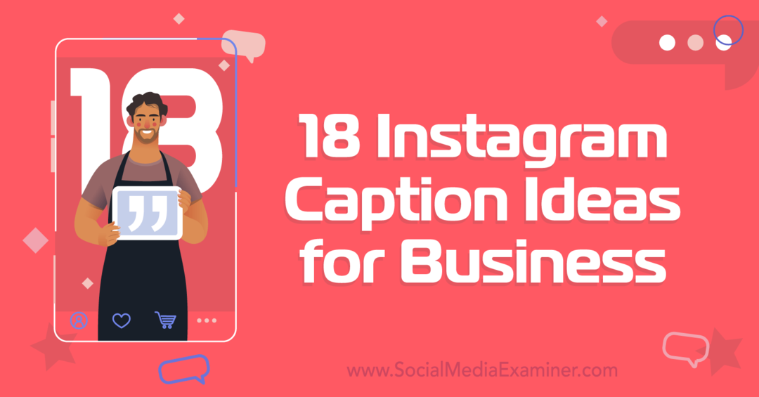 18 идеи за надписи в Instagram за Business-Social Media Examiner