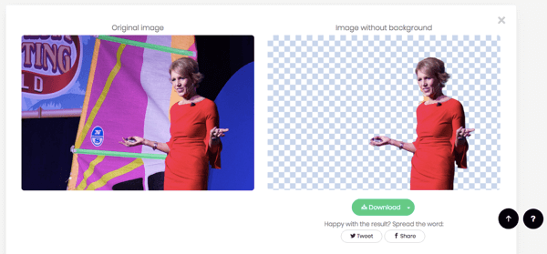 Изтеглете вашето изображение без фон за редактиране във вашия любим графичен софтуер.