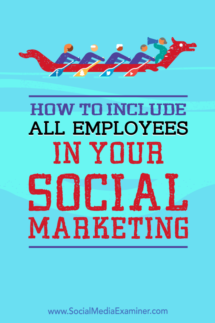 Как да включите всички служители във вашия маркетинг в социалните медии от Ann Smarty на Social Media Examiner.