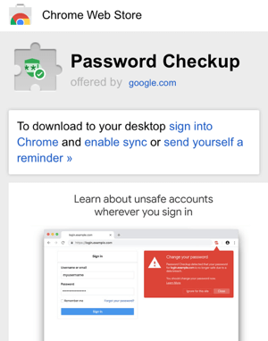 Разширение за проверка на паролата за Chrome
