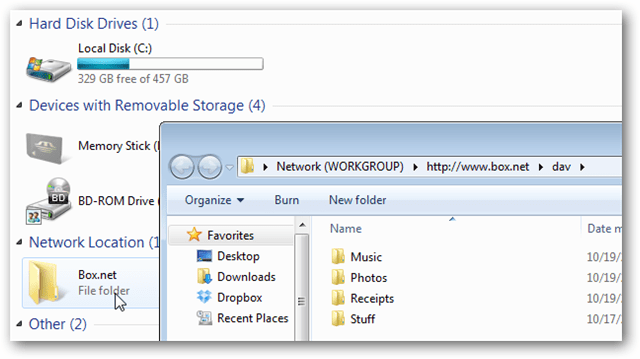 Box.net: Картирайте безплатния си акаунт от 50 GB като мрежова папка в Windows