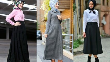 Как да направите комбинация от пола на хиджаб?