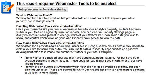 настройка на google webmaster tools -