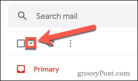 Изберете Gmail Всички опции за допълнителни опции по имейл