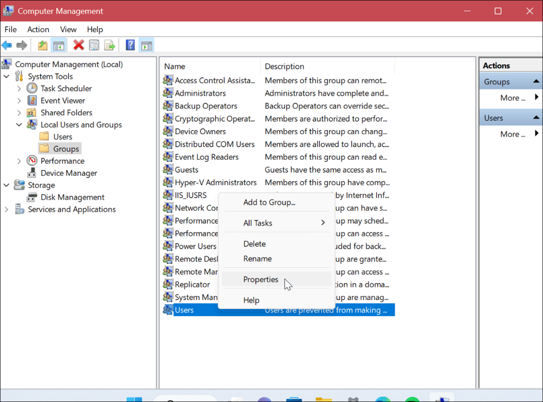 Определете типа на потребителския акаунт в Windows 11