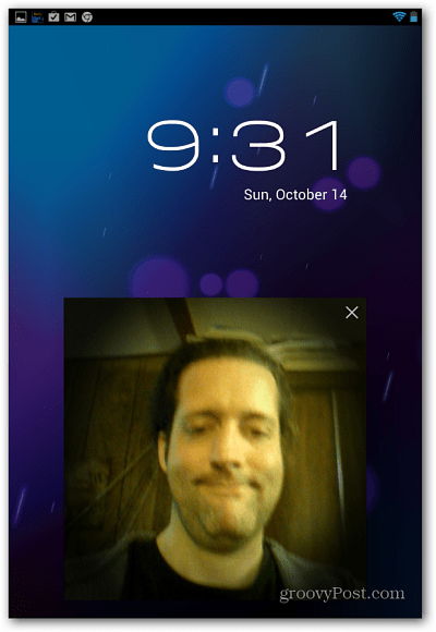 Отключване на лице Nexus 7