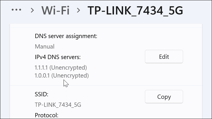 DNS настройките са потвърдени