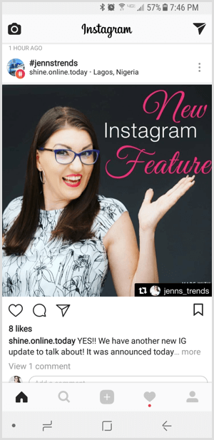 Instagram следва марков хаштаг