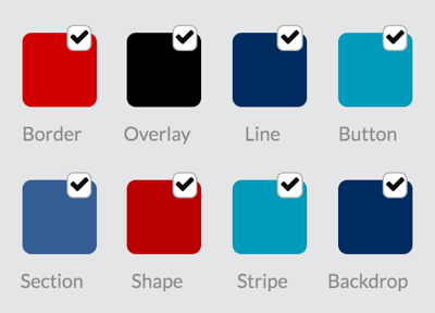 Изберете цветовете на оформлението за вашия проект RelayThat.
