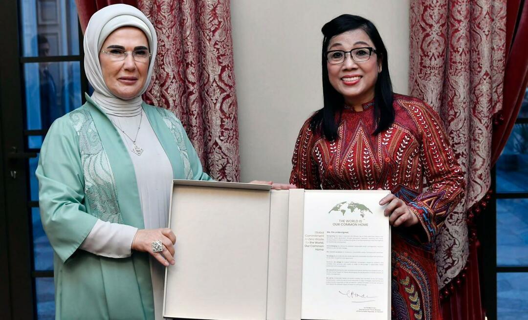 Първата дама Ердоган се срещна със съпругата на премиера на Виетнам!