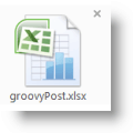 Office Web Apps - Икона на Skydrive Excel