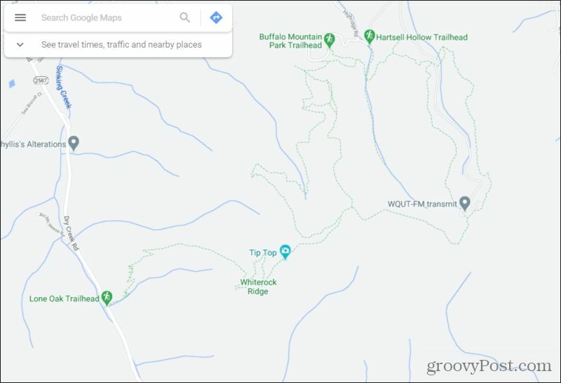 пътеки в Google Maps