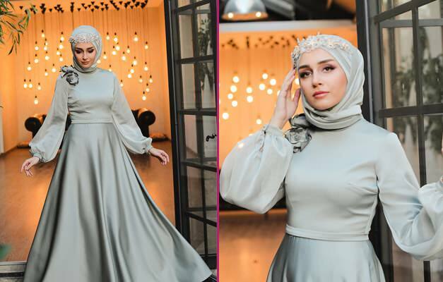 Най-стилните вечерни рокли за вечери с къна! Вечерна рокля на Хиджаб 2020