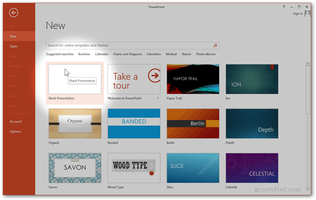Шаблон за Office 2013 Създайте Направете персонализиран дизайн POTX Персонализирайте ръководството за слайдове за слайдове Как да затворите презентацията